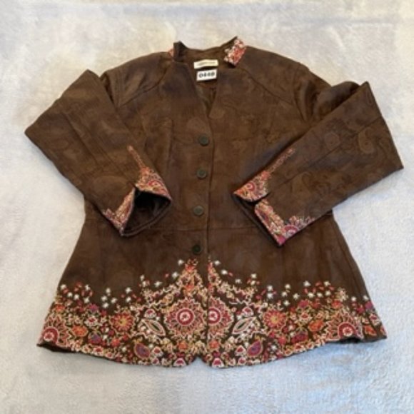 Coldwater Creek Women's Jacket 12 Brown - Picture 15 of 15